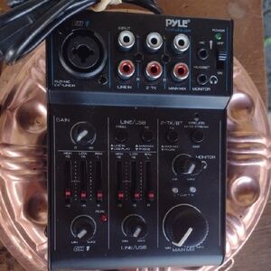 Pyle Audio Mixer with Multiple Inputs NWOT